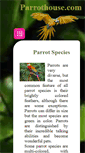 Mobile Screenshot of parrothouse.com